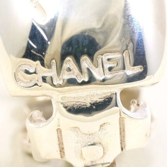 CHANEL Silver Earrings - Picture 5 of 5